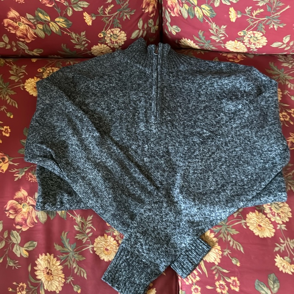 Super soft turtleneck quarter zip sweater by Croft & Barrow